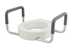 Raised Toilet Seat with Arms